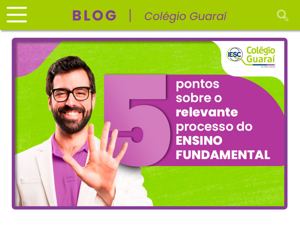 Cinco pontos sobre o relevante processo do Ensino Fundamental